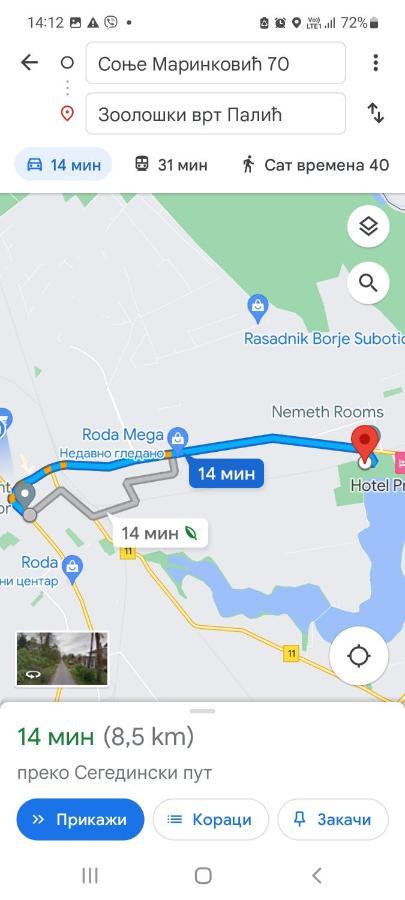 Lena Apartman Subotica Bagian luar foto